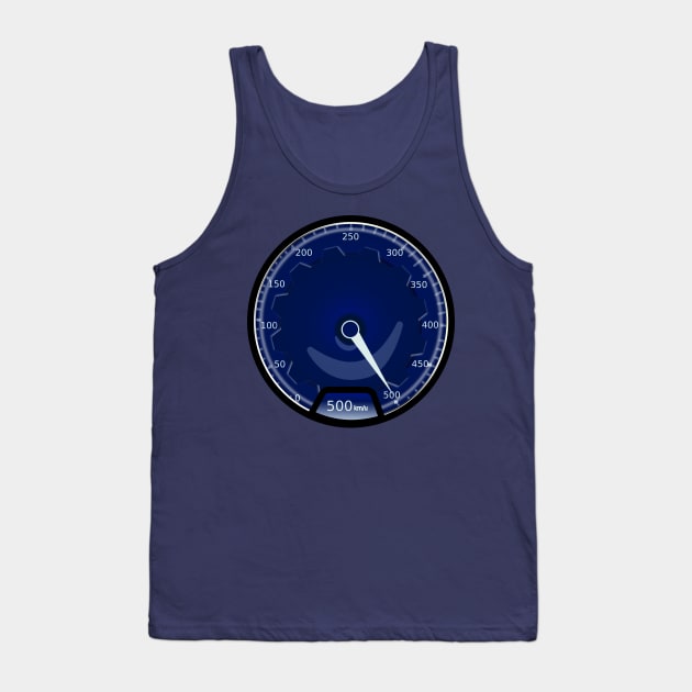 Speedometer Bugatti Chiron Tank Top by Aurealis